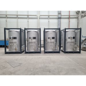 Tanque de Almacenamiento Criogénico Vertical de 200m3 con Certificación ASME CE, Tanque de Gas Natural Licuado con Aislamiento al Vacío de Alta Presión - Product Image 1