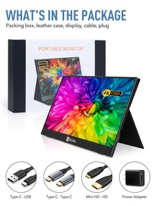 Monitor DE JUEGOS DE 15,6 pulgadas 4K 3840*2160 monitor portátil inteligente extensor de <span class=keywords><strong>pantalla</strong></span> tipo C súper delgado con cubierta inteligente - Product Image 5