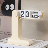 Page créative moderne d'inspiration nordique calendrier de bureau à rabat bureau salon petit tableau d'ornement pour une utilisation décorative