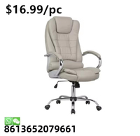 Chaise de jeu en cuir d'ordinateur confortable et pivotante à 360 degrés de vente populaire