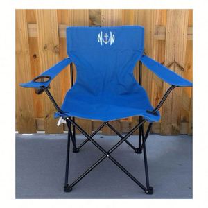 เก้าอี้พับได้แบบพกพาสำหรับกิจกรรมกลางแจ้ง ปักชื่อย่อได้ เหมาะสำหรับปิกนิก ตกปลา สวน ชายหาด ท่องเที่ยว และตั้งแคมป์ - Product Image 1