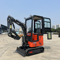Harga terbaik ekskavator perayap Mini ekskavator kecil 0.8 Ton 1 Ton 1.2 Ton dengan 3 ember gratis