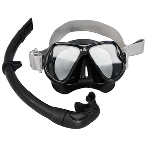 Model 1900 High-Definition Anti-Fog Men's Adult Diving Mask Fully Dry Snorkel Gear New Knitted Silicone Head-Mounted - Product Image 1