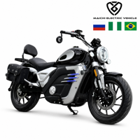 Moto électrique de tourisme 72V 5000W avec batterie au lithium, vitesse maximale de 130 km/h