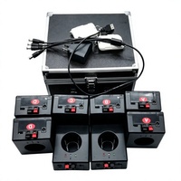 Système de Tir de Feux d'Artifice à Distance 8 Canaux Rechargeable BD08 pour Fontaines d'Intérieur - Machine Pyrotechnique Froide à 8 Cues