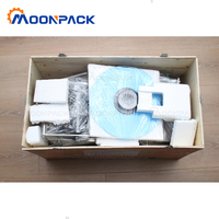 Moonpack MT-50S étiqueteuse de bouteilles rondes étiqueteuse semi-automatique de bocal de bouteilles en verre de jus de vin