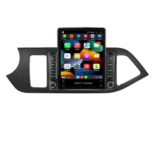 Autoradio 7 ", Android, écran IPS, GPS, 4G LTE, DSP, commandes au volant, vidéo type Tesla, sans DVD, pour voiture KIA PICANTO, moraillon (2011-2017)