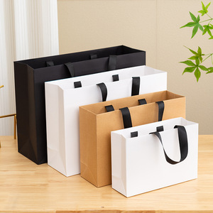 KAKA grands sacs en papier de luxe premium personnalisés avec leur propre logo poignée ruban pour boutique shopping cadeau - Product Image 3