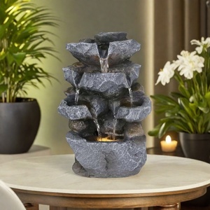 Dẫn Hiện Đại Trong Nhà/Ngoài Trời Không Thấm Nước Polyresin Sàn Trang Trí Đơn Giản Đá Nhựa Thủ Công Mỹ Nghệ Cho Vườn Hiện Đại Nước Các Tính Năng - Product Image 5