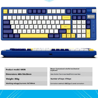 Clavier mécanique Lapop à commutation à chaud Gamer 85% Bouton magnétique Interrupteur magnétique Ordinateur Rgb Clavier mécanique de jeu pour PC