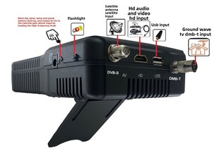 Testeur multifonction portable 225T/S pour TV terrestre + entrée <span class=keywords><strong>HD</strong></span> + détecteur de signal satellite + outil de débogage vidéo - Product Image 2