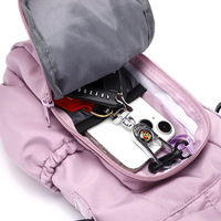 Lichtgewicht duurzame anti-diefstal Oxford telefoon tas heren dames studenten outdoor sport crossbody reis ademend geïsoleerd waterdicht