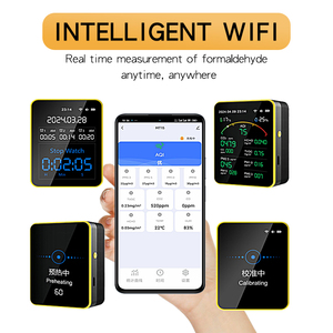 Wifi tuya 15 in1air chất lượng monitorambient không khí co Meter Detector PM2.5 Carbon Dioxide ô nhiễm Gas Detector cho trong nhà CO2 - Product Image 5