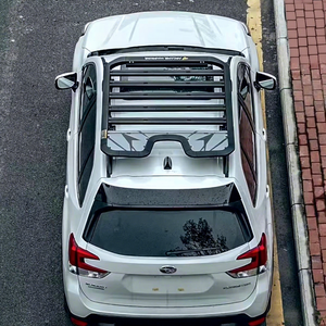 Plateforme de <span class=keywords><strong>porte</strong></span>-bagages de toit en aluminium pour Subaru Forester 2002-2026, <span class=keywords><strong>porte</strong></span>-bagages avec surface antidérapante pour bagages/équipement de <span class=keywords><strong>camping</strong></span> - Product Image 1