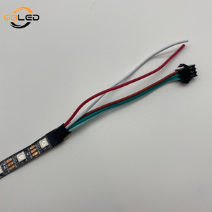 IP20/IP65/IP67プログラマブルネオピクセル内蔵スマート5vホワイトブラックPcb Ws2812b Sk6812 5050 60ピクセルLed Rgb Ledストリップ - Product Image 1