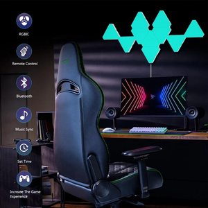 Chín mảnh âm thanh điều khiển trò chơi thông minh điều khiển RGB + IC tự làm tam giác bảng điều chỉnh ánh sáng phòng khách TV trò chơi Backdrop môi trường xung quanh ánh sáng - Product Image 5