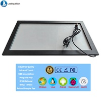 Écran tactile intelligent de 15,6 pouces, résolution 4096x4096, interface USB, tactile infrarouge multipoint, coque en alliage d'aluminium - Portable