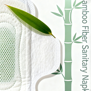 Toallas Sanitarias Femeninas con Alas, Transpirables, de <span class=keywords><strong>Fibra</strong></span> de Bambú, Marca Blanca, Protección Anti-Fugas, Súper Absorbentes, Naturales y Ecológicas - Product Image 2