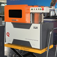 Nouveau HH Cnc Mini Acrylique 3d Publicité 220v 1ph Automatique En Aluminium Canal Lettre Machine À Cintrer
