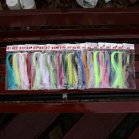 Großhandel Spiral Bright Silk Angel köder und Haken bindungs materialien Fliegen binden gefärbter Faden