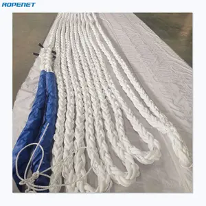 CN ROPENET High Strength Polypropylene Rope 64mm Synthetic Rope 8 Strands For Shipping Or Fishing