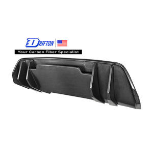 Difusor de parachoques trasero de fibra de carbono seco agresivo para Audi R8 Gen2 2016-2019 - Product Image 1