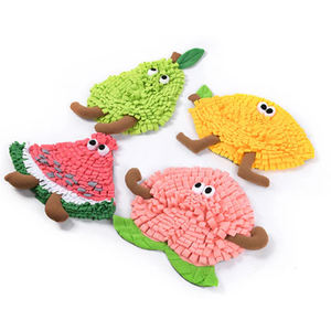 Tapis de renifflement pour chiens, jouet pour animaux de compagnie, tapis de renifflement anti-stress pour animaux, tapis de recherche de nourriture à alimentation lente, série Fruit Spirit - Product Image 1