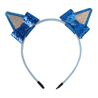 Vente en gros Bandeaux Blueys Bandeaux à paillettes et nœuds de bingo pour femmes et filles Bandeau à oreilles de chat