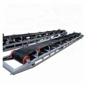 Fornecedor profissional de correia transportador de motor de PVC com arranjo horizontal ou inclinado para aço carbono China