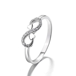 <span class=keywords><strong>Anello</strong></span> <span class=keywords><strong>Infinito</strong></span> da Donna in <span class=keywords><strong>Argento</strong></span> Sterling 925 di Alta Qualità - Product Image 3