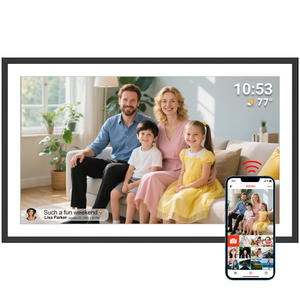 Marco de Fotos Digital Grande con Pantalla Táctil de 15.6 Pulgadas, WiFi, 32 GB, Fácil Configuración para <span class=keywords><strong>Subir</strong></span> Fotos/Videos <span class=keywords><strong>a</strong></span> Través de una Aplicación Gratuita, Venta al por Mayor - Product Image 1