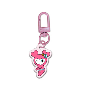 Porte-clés en acrylique avec mousqueton, adorable dessin animé TWICE, <span class=keywords><strong>MOMO</strong></span> <span class=keywords><strong>SANA</strong></span> MINA - Product Image 3