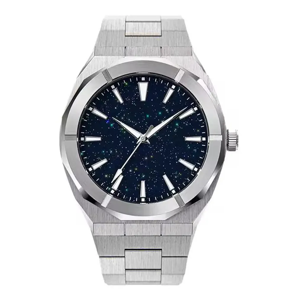 2024 Custom Logo Oem Odm Wholesale Waterproof Reloj Wrist watch luxury stainless steel back japan movt quartz watch for men