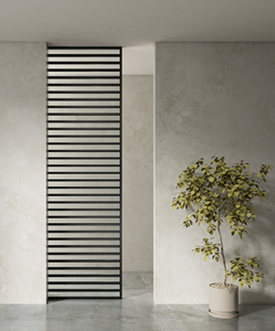 <span class=keywords><strong>Porte</strong></span> coulissante invisible à triple action en bois massif pour salle de bain, extrêmement étroite, avec <span class=keywords><strong>rail</strong></span> de suspension au sol et roulettes inférieures - Product Image 6