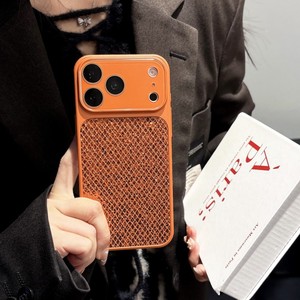 Funda de lujo elegante y femenina con diseño de rombos brillantes para iPhone 13 14 15 16 17 Pro Max, cubierta trasera de diseño para mujer, de fábrica. - Product Image 2