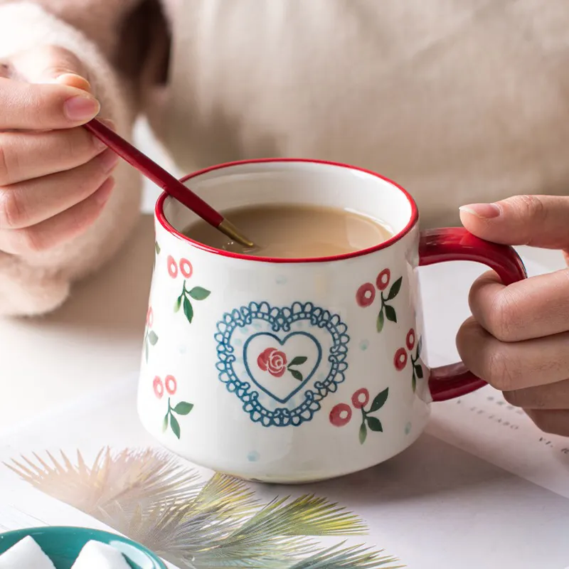 Canecas nórdicas personalizadas, canecas de porcelana de alta qualidade, disjuntas t, leite, café, caneca