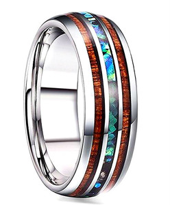 Top Quality Cuban <b>Ring</b> Stainless Steel <b>Men's</b> <b>Rings</b> Meteorite Opal Starry Stainless <b>Ring</b> <b>for</b> <b>Men</b> - Product Image 5