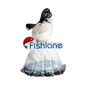 Cast <strong>Net</strong> Fishing Easy Throw 8ft 10ft 0.75lb 1.0lb Lead Sinker <strong>Nylon</strong> Monofilament American Style Cast <strong>Net</strong> - Product Image 3