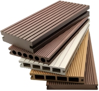 Revêtement de terrasse composite Everjade moderne en bois brossé, WPC IPE 18 mm, antidérapant, imperméable, garantie 20 ans
