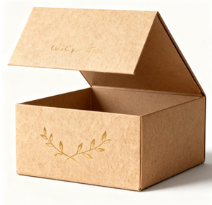 Custom Luxury Eco-Friendly Recycled Materials Magnetic Closure Flip Top Rigid Cardboard Gift Boxes Matte Finish Logo <b>Packaging</b> - Product Image 2