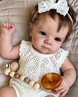 Poupée Reborn réaliste de 19 pouces en vinyle souple, jouet pour enfants, cadeau, vente en gros, personnalisable