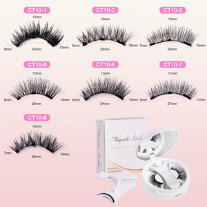 <span class=keywords><strong>Cils</strong></span> magnétiques 3D naturels et denses, portables, très demandés, pour femmes, avec effet recourbant doux - Product Image 5