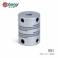 Tornillo de Posicionamiento Compacto de Aluminio para Acoplamiento de Vigas, Corte Helicoidal Fijo para Impresora 3D, Máquina Textil, Brazo Robótico de Empaque