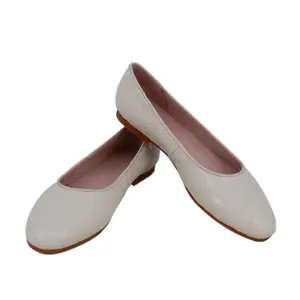 CHOOZII Bulk Wholesale Custom Comfy Embossed Genuine Leather Woman Ballet Flats Lady Shoes