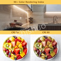 Bande LED intelligente COB dimmable ODM 5M/Set Ra90 12V 24V 320 LED/m 8mm pour rétroéclairage TV et chambre à coucher