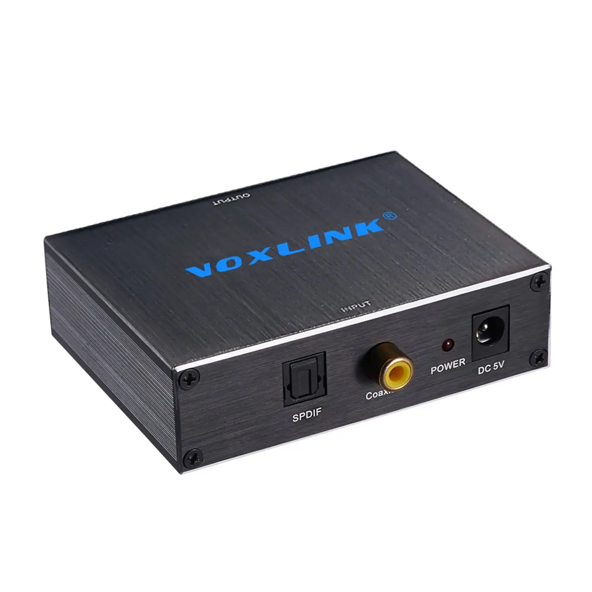 Home audio, video & accessories optical fiber coaxial or SPDIF Toslink digital audio to analog stereo audio L/R converter