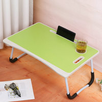 Table pliante portable en bois noir réglable pour ordinateur portable et étude