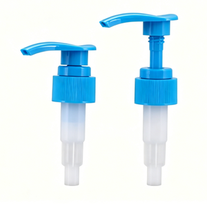 Dispensador de loción de plástico con bomba de rosca 28/410 para botellas de jabón líquido, champú y gel de baño. - Product Image 1