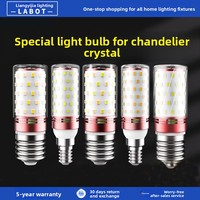 Ampoule LED en forme de maïs, résidentielle, culot E27/E14, lampe à économie d'énergie, tricolore (3000K/4000K/6000K), IRC 90+, garantie 3 ans