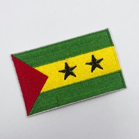 Drapeau national personnalisé de pays broderie professionnelle en gros logo design drapeau national coudre sur insigne de broderie